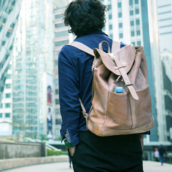 モブリス Wax Leather Rucksack リュックサック moblis