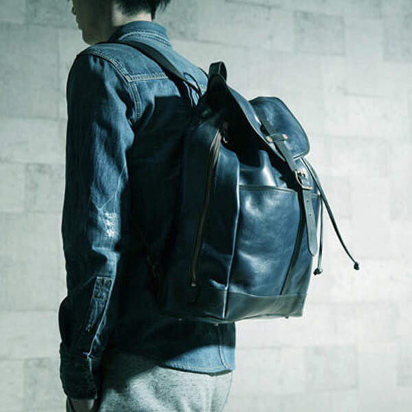 モブリス Aniline Leather Rucksack リュックサック moblis