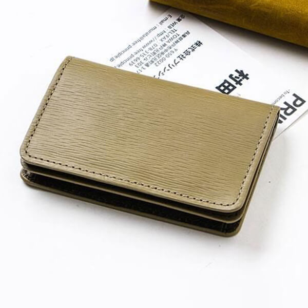 ジャン・ルソー Business card holder ソイエンボス カーフ 名刺入れ