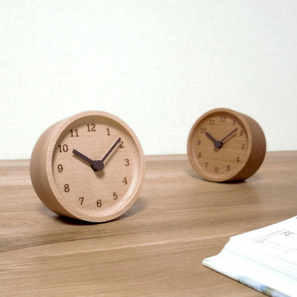 レムノス MUKU desk clock 置き時計